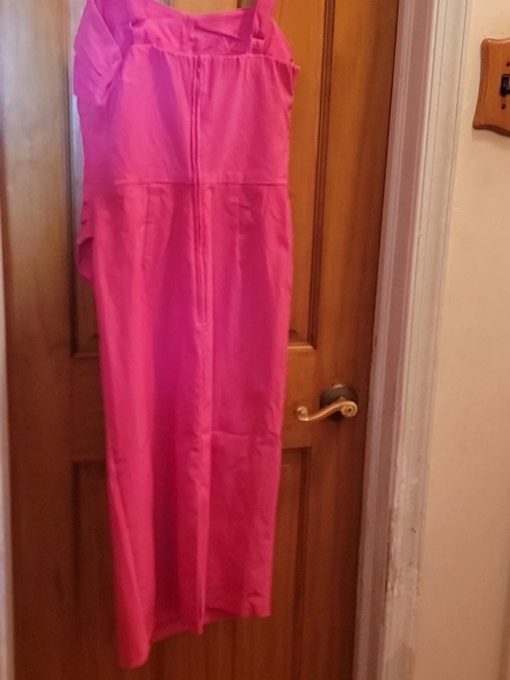 Vixen Hot Pink Jaw Breaker Wiggle Dress Sz M - Picture 3 of 7